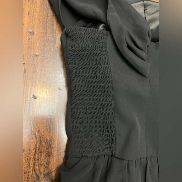 City Chic Entwine Tulip Drape Dress Black Size 14 Cocktail Party Summer Wedding - Picture 4 of 16